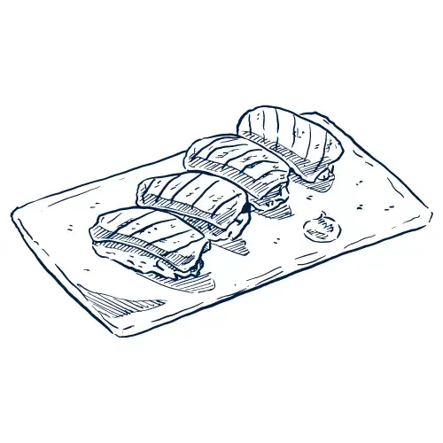 kawałeki sushi